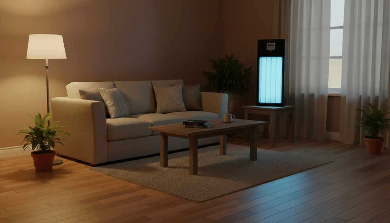 Phothera 200 Light Therapy Unit at home.